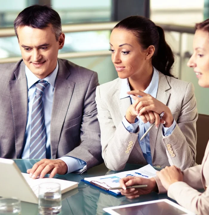 team is watching ppt on system